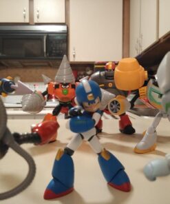 Mega Man Fully Charged – Air Man Articulated Action Figure with Air Man Buster Accessory (to swap onto The Mega Man Figure)! Based on The New Show! 19 71sl0eMb0dL