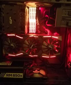 CableMod Vertical PCI-e Bracket (Black, HDMI + DisplayPort) 3.0 edition HDMI + DisplayPort Vertical Bracket 37 71slSplB6hL