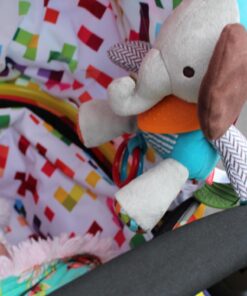 Skip Hop Bandana Buddies Baby Activity and Teething Toy with Multi-Sensory Rattle and Textures, Elephant 45 71slyGr ppL
