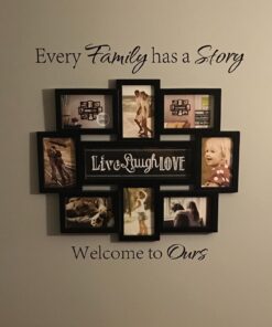 Every Family has a Story Welcome to Ours Vinyl Wall Decal Home Décor 5 71smQtJukWL