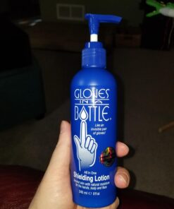 Gloves In A Bottle Shielding Lotion (One- 2 fl oz-60 ml & One - 8 fl oz-240 ml) With Pump Great for Dry Itchy Skin! Grease-less and Fragrance Free! 33 71smfLoeGkL