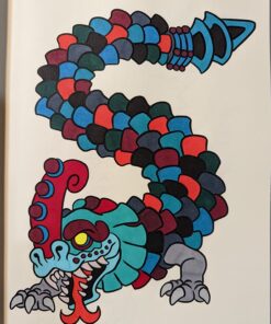 The Book of 100 Dragons: A Fantasy-themed coloring book 47 71smtTX3epL