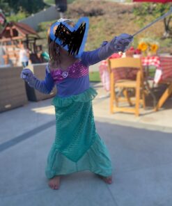 ReliBeauty Little Girls Dress Sequins Mermaid Costume As Shown(with Accessories) 3T/100 19 71sn2dWiPmL