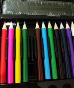 Darice 120-Piece Deluxe Art Set – Art Supplies for Drawing, Painting and More in a Plastic Case - Makes a Great Gift for Children and Adults 32 71snh3zwqpL