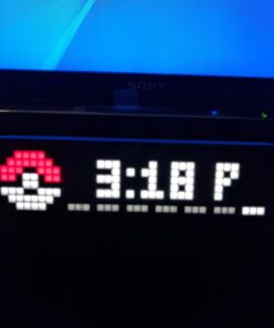 LaMetric TIME Wi-Fi Clock for Smart Home - Social Media Counter - Cinema Lightbox - Digital Alarm Clock with Weather - Retro Pixel Art Bluetooth Speaker with 37x8 LED Display 43 71soHBuWvLL