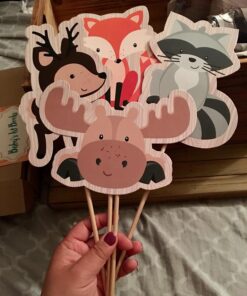 Woodland Creatures - Animal Shaped Decorations DIY Baby Shower or Birthday Party Essentials - Set of 20 30 71soSB2umYL