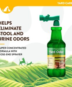 NaturVet – Yard Odor Eliminator – Eliminate Stool and Urine Odors from Lawn and Yard – Designed for Use on Grass, Plants, Patios, Gravel, Concrete & More – 31.6 oz Ready-to-Use with Nozzle Without Citronella 32 Fl Oz (Pack of 1) 22 71sonFEl8qL