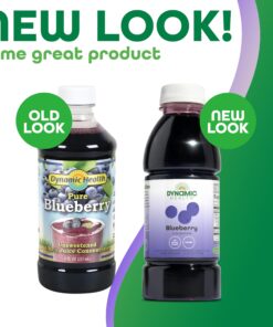 Alternative view of Dynamic Health Blueberry Concentrate, 100% Concentrate, Unsweetened, No Additives, Brain Function, Antioxidant Support, Vegan, Gluten Free, Non-GMO, 16 Fl oz 16 Fl Oz (Pack of 1)