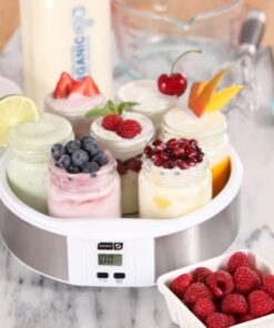 Dash DSY007CM Yogurt Maker Machine With Steel Base Digital Display Auto Timer, Stainless 12 71sq49MZDpL