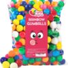 Gumballs 1 Inch - 4 Pounds - Gumball Machine Refills - Rainbow Fruit Flavors - Gum Balls Assorted Colors - Bulk Candy - Apx. 240 Assorted Gumballs 4 Pound (Pack of 1) 28 71sq9HoETIL