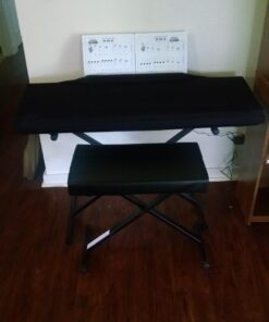On-Stage Keyboard Dust Cover for 61 or 76 Key Keyboards, Black 10 71sqRb6Jb3L