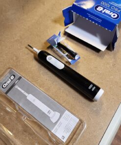 Oral-B Pro 1000 Rechargeable Electric Toothbrush, Black 1 Count (Pack of 1) 29 71srZJbnlwL