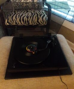 Fluance RT80 Classic High Fidelity Vinyl Turntable Record Player with Audio Technica AT91 Cartridge, Belt Drive, Built-in Preamp, Adjustable Counterweight, Solid Wood Plinth - Piano Black 44 71ssbdBaIkL