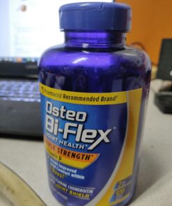 Osteo Bi-Flex Triple Strength with Vitamin D Glucosamine Chondroitin Joint Health Supplement, Coated Tablets, Red, 120 Count 120 Count (Pack of 1) 23 71ssnCJHeL