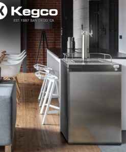 Kegco HBK209S-2 Keg Dispenser, stainless steel,2 Faucet without Kegs 2 Faucet 19 71stAO7UtFL