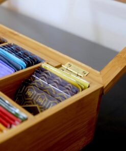 Oceanstar - TB1323 Oceanstar Bamboo Tea Box, 12 Inch, Natural 39 71suIuuinzL