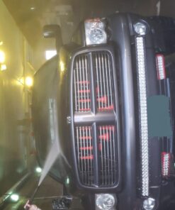 Vixen Horns Train Horn for Truck/Car. 4 Air Horn Black Trumpets. Super Loud dB. Fits 12v Vehicles like Semi/Pickup/Jeep/RV/SUV VXH4124B Quad Trumpet In-Line Black 32 71suK0TvkL