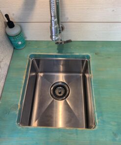 Dawn BS121307 Undermount Single Bowl Bar Sink, Polished Satin 12 71svjKraFyL