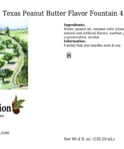 OliveNation Texas Peanut Butter Flavor Fountain - 4 ounces - Gluten-free, Sugar-free - Kosher - Premium Quality Flavoring fountain 4 Ounce (Pack of 1) 3 71svtemsJcL