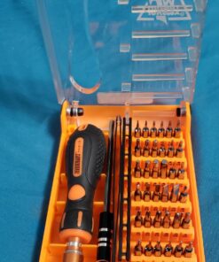 Screwdriver Set By JAKEMY, 43 in 1 Precision Screwdriver Kit Magnetic Replaceable Bits Repair Tool Kit Opening Tool and Tweezer for phone Cellphone PC Electronics Jm-8153+ 43 in 1 62 71sw6YkymCL