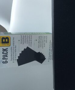 VEVA Replacement Pre Filter 6 Pack compatible with Germ Guardian Air Purifier Models AC4800 Series (AC4825, AC4825e) and Filter B FLT4825, Premium Carbon Activated 6 Count (Pack of 1) 32 71swMmNB26L