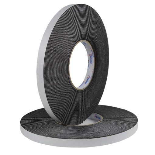 CCHUIXI Weather Seal Tape, Hat Sizing Tape, (1/16"Thick-1/2"-100ft) Soundproofing Waterproofing Insulation Foam Gasket Tape Weather Strip. 1/16"Thick-1/2"-100ft