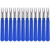 ESHATO Sewing Seam Rippers,Stitch Thread Unpicker and Cutter for Crafting,12 Pieces 12 Pieces Blue 36 71swiD ux4L