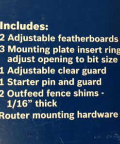 BOSCH RA1181 Benchtop Router Table 27 in. x 18 in. Aluminum Top with 2-1/2 in. Vacuum Hose Port 80 71swsLXmxzL