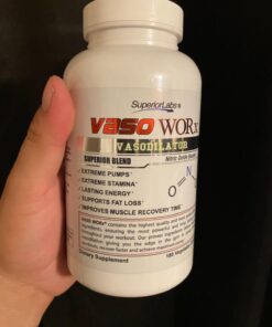Superior Labs – VASOWORx® – Nitric Oxide Supplement – Extra Strength - 1,600 mg, 180 Vegetable Capsules – 7 Powerful Ingredients – Increased Energy, Stamina, & Circulatory Support 25 71swyq1uoXL
