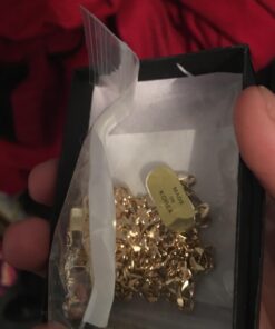 Mens Gold Tone Iced Out Bull Small Pendant with 5Mm 24", No Color, Size No Size 47 71swzql58kL