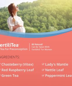 Fairhaven Health FertiliTea, 60 Servings, Organic Fertility Tea for Women to Boost Reproductive Health, Prenatal Herbal Tea to Support Menstrual Cycle & Hormone Balance, Contains Vitex, Mint Flavor 19 71sx8kF5ZCL