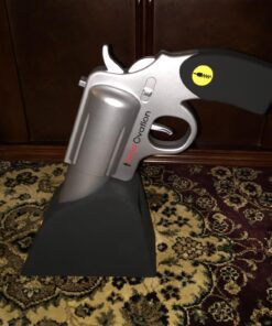 WineOvation Electric Gun Wine Opener (Silver) - Open your Wine Bottle fast and without hassle - Best Electronic Automatic Corkscrew for Gun Enthusiasts and Wine Lovers - Rechargeable Battery Operated a_Wine Gun Silver 50 71syGWi TtL