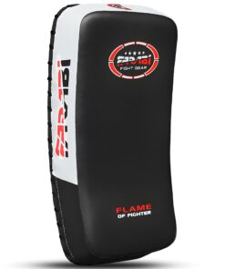 Farabi Sports Muay Thai Pad for Coaching, Training, Kickboxing Curved Kick pad, Thai Pads Strike Shield MMA Muay Thai Pads X 1 Unit Black 12 71syYZtoaFL