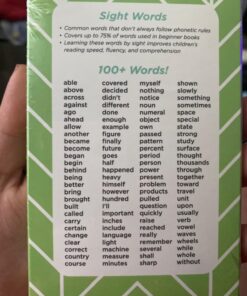 Think Tank Scholar 520 Sight Words Flash Cards (Award-Winning) Set - Preschool (Pre K) Kindergarten 1st 2nd 3rd Grade Homeschool (Kids Ages 3, 4, 5, 6, 7, 8, 9) Dolch & Fry High Frequency Sight Word Sight Words Bundle 60 71sz35o wL