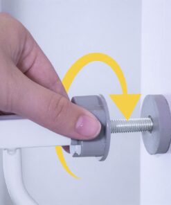 Regalo Easy Step 38.5-Inch Wide Walk Thru Baby Gate, Includes 6-Inch Extension Kit, Pressure Mount Kit, Wall Cups 38.5" Wide 22 71sz4 6DEPL