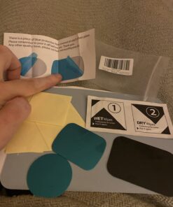 Metal Plate for Magnetic Car Mount - Tryone 4 Pack Disc with 3M Adhesive Compatible with Phone Magnets/ Cell Phone Automobile Magnet Cradles , No Logo or Hole, 2 Rectangle 2 Round, Black&Silver 39 71t CmVisSL