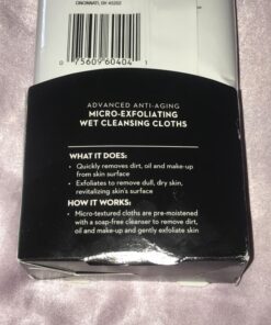 Olay Regenerist Micro-Exfoliating Wet Cleansing Cloths, 30 Count (Pack of 3) 30 Count (Pack of 3) 19 71t OyosjzL