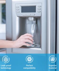 AQUA CREST DA29-00020B Replacement for Samsung HAF-CIN/EXP, DA29-00020B-1, RF28HMEDBSR, RF263BEAESR, RF4287HARS, HAF-CIN, DA97-08006A-1, RF28K9380SR, RF28HFEDTSR, Refrigerator Water Filter, 1 Filter 20 71t lrkLmCL