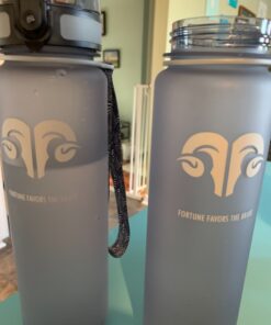 Embrava Best Sports Water Bottle - 32oz Large - Fast Flow, Flip Top Leak Proof Lid w/One Click Open - Non-Toxic BPA Free & Eco-Friendly Plastic - For Men & Women Gray 63 71t058OUiuL 1