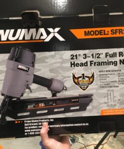NuMax SFR2190 Pneumatic 21 Degree 3-1/2" Framing Nailer 31 71t0qQw1iyL
