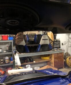 Rear View Mirror UTV Accessories - Mirrors Best for Wide Angle Center or Side-by-Side Off Road Clear-View - High Impact ABS Housing & Universal Roll Cage Bar Mounts with Shatter-Proof Tempered Glass Center Rear View 43 71t12TX0PL