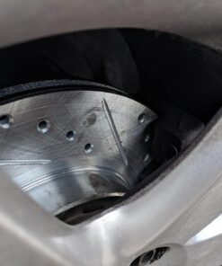 R1 Concepts Eline Drilled Slotted Brake Rotors + Ceramic Pads Kit Bmw 323,325,328, (E46) 31 71t1huDSOL