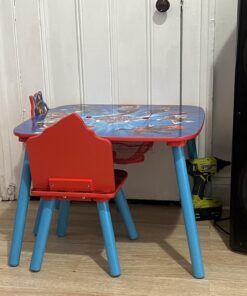 Delta Children Kids Table and Chair Set With Storage (2 Chairs Included) - Ideal for Arts & Crafts, Snack Time, Homeschooling, Homework & More, Nick Jr. PAW Patrol 38 71t1tkdXoAL 1