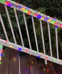 DEWENWILS 25 Ft Outdoor Extension Cord Multiple Outlets for Christmas, Evenly Spaced 3 Outlets Plugs with Safety Cover, 16/3 SJTW Weatherproof Wire for Outdoor Lights and Holiday Decorations Green 27 71t1wQptUKL