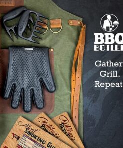 Bear Paws Meat Smoking Guide Magnet - Smoker Accessories - Grilling/BBQ Quick Reference Smoking Chart - Wood Chips - Wood Pellets - Time and Temperature Wood Grain 15 71t2vC09fqL 1