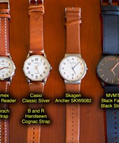 Skagen Men's Ancher Stainless Steel and Mesh Quartz Watch Silver/Brown 18 71t2vTqZKPL