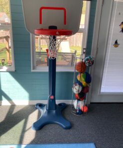 Rubbermaid Garage FastTrack Vertical Ball Rack, Satin Nickel, Wall Mounted Storage System, Holds up to 50 pounds, for Home/Garage 56 71t3SMo R4L