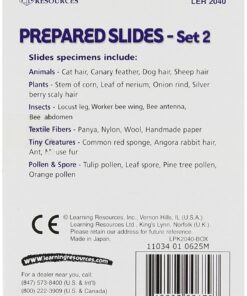 Learning Resources Prepared Slides Combo Set, 48 Specimens Standard Packaging 16 71t3hlgC1cL