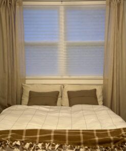 Redi Shade No Tools Original Light Filtering Pleated Fabric Shade White, 36 in x 72 in, 1 Pack 36 Inch x 72 Inch - 1 Pack 46 71t47 2sMnL