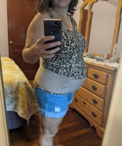 Jill & Joey Maternity Belt - Belly/Back Support Band Brace - Pregnancy Must Haves (Beige, Medium) Beige 52 71t4lyvQu L